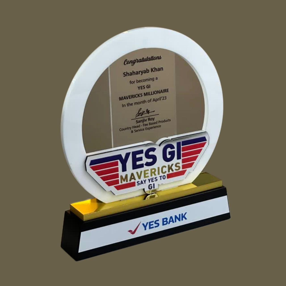 YES Bank “Mavericks Millionaire” Excellence Trophy – High-Performance Recognition Award