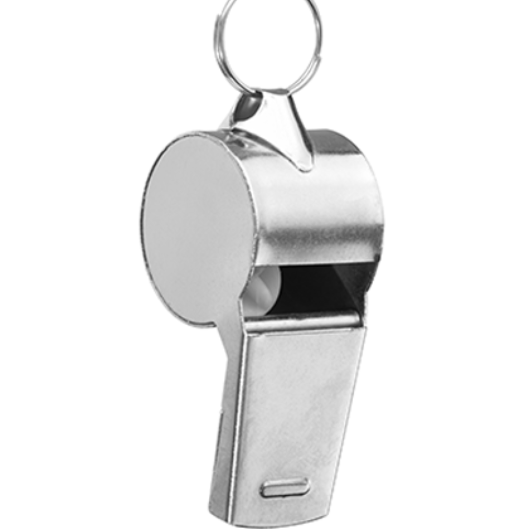 Metal Whistle Keychain