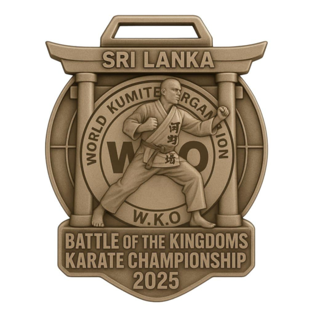 Battle of Kingdoms Karate Championship Medal