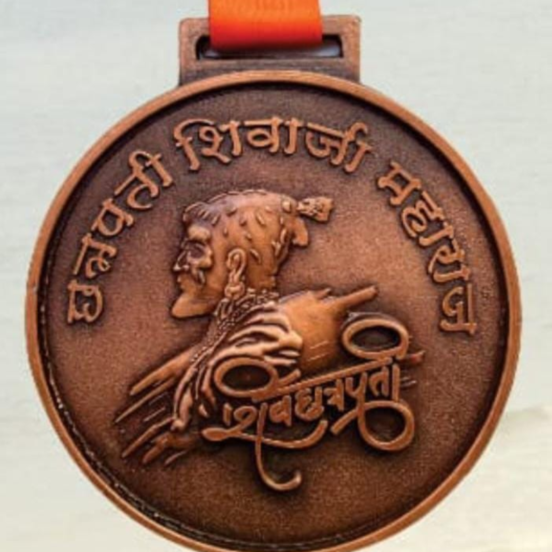 Chhatrapati Shivaji Maharaj Commemorative Antique Bronze Medal – Shivdhanyaputra Edition